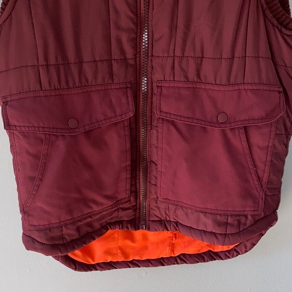 Aeropostale Maroon and Orange Vest - Picture 2 of 15